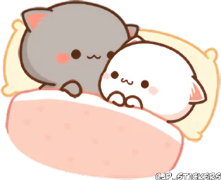 😴 emoji Peach Cats Pt.3 @jp_stickers Telegram sticker 16 of 25