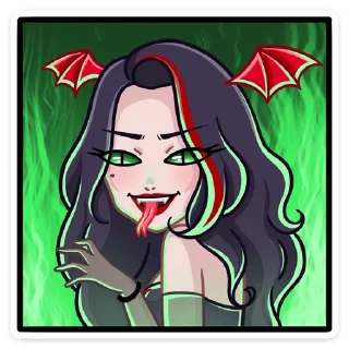 😈 emoji Лилит (@TgSticker) Telegram sticker 21 of 48