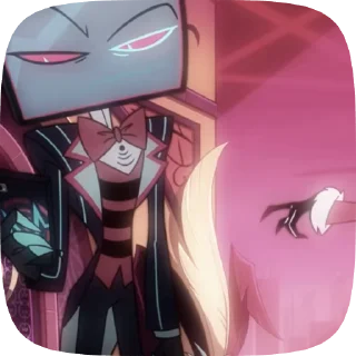 📺 emoji БОЛЬШЕ ⇨ @CLOOBHUB ВОКС ОТЕЛЬ ХАЗБИН VOX HAZBIN ТГ Telegram sticker 6 of 39