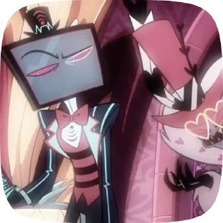 📺 emoji БОЛЬШЕ ⇨ @CLOOBHUB ВОКС ОТЕЛЬ ХАЗБИН VOX HAZBIN ТГ Telegram sticker 5 of 39