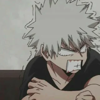 😤 emoji Bakugou🔥 Telegram sticker 6 of 42
