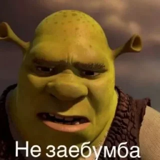 😪 emoji Шрек by 505 Telegram sticker 18 of 20