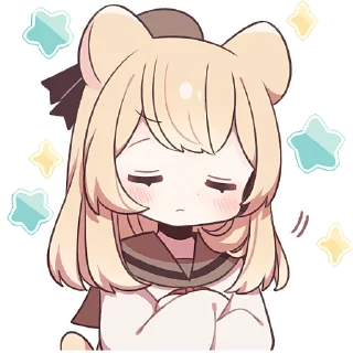 😌 emoji Хомячка 2 @Nyasticks Telegram sticker 23 of 41