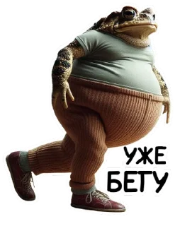 🏃 emoji @neuro_toads Telegram sticker 18 of 30