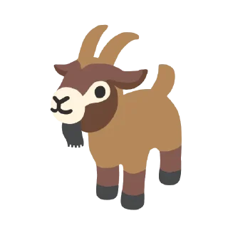 🐐 emoji Животинки Telegram sticker 13 of 30