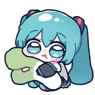 🌟 emoji Miku @MalDiro @fStikBot Telegram sticker 22 of 120