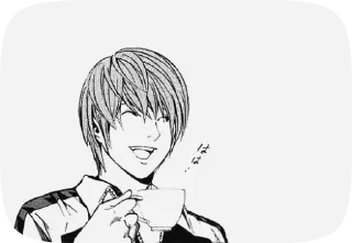 Sticker from Light Yagami