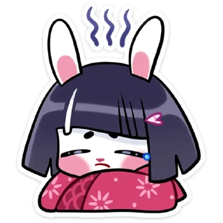 😨 emoji Усагичи @nyasticks Telegram sticker 12 of 49