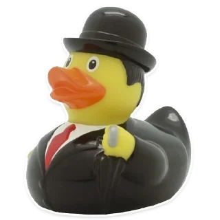 🧐 emoji Резиновая уточка вместо слов Telegram sticker 12 of 18
