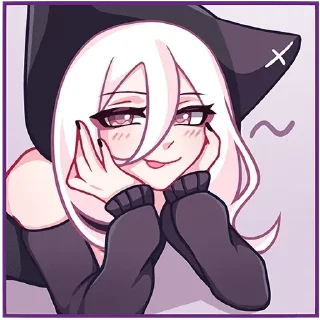 😋 emoji КатШи • @Shiro_De_Dark Telegram sticker 12 of 32