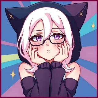 👨‍🔬 emoji КатШи • @Shiro_De_Dark Telegram sticker 5 of 32