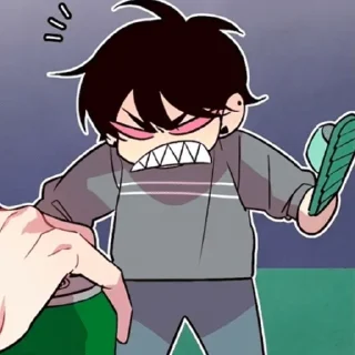 😡 emoji Хван Хёни Telegram sticker 12 of 100