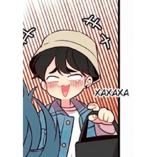 😂 emoji Хван Хёни Telegram sticker 5 of 100