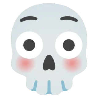 💀 emoji skull Telegram sticker 18 of 60