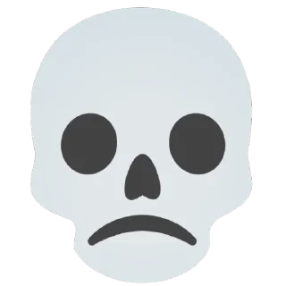 💀 emoji skull Telegram sticker 13 of 60