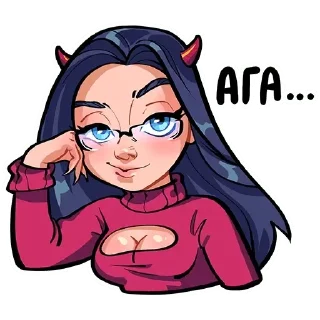 😁 emoji Лилит Telegram sticker 13 of 32