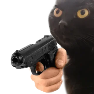 🔫 emoji Лапки вверх! • @TgStickery Telegram sticker 5 of 11