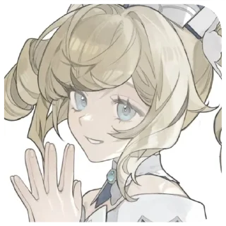 🩵 emoji Барбара @itsgensharts Telegram sticker 3 of 25