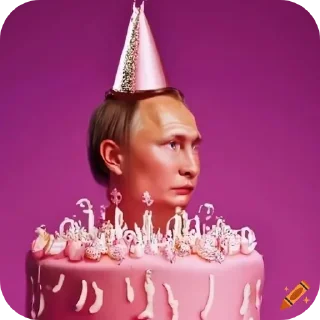 🎂 emoji Бидончик и Путин Telegram sticker 2 of 70