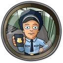 👮 emoji Meme Police Telegram sticker 9 of 40
