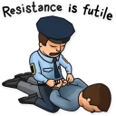 👊 emoji Meme Police Telegram sticker 12 of 40