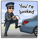😠 emoji Meme Police Telegram sticker 17 of 40