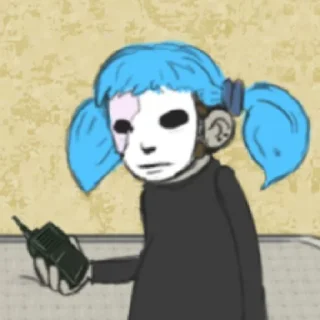 💙 emoji Салли Telegram sticker 5 of 15