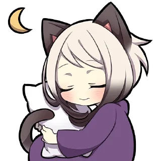 😴 emoji Сиамская кошечка @Nyasticks Telegram sticker 6 of 41