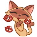 Sticker from Siamese Kitty