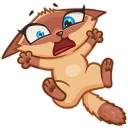 Sticker from Siamese Kitty