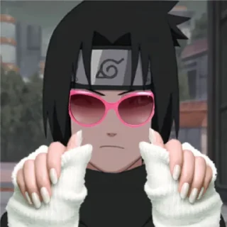 🥴 emoji Sasuke Uchiha Telegram sticker 21 of 22