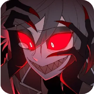 😫 emoji Alastor made: @sticerspa Telegram sticker 19 of 43