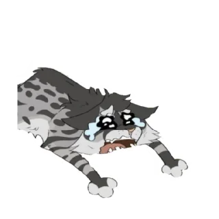 😭 emoji Cats warriors Telegram sticker 6 of 21