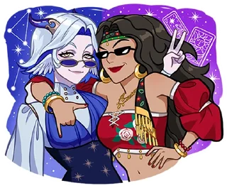 👭 emoji Сабина без текста @stickers_vk Telegram sticker 7 of 49