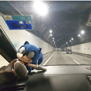 Sticker from Sonic Plush