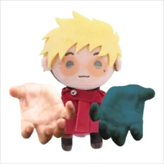 🙏 emoji vash plush Telegram sticker 8 of 46