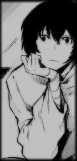 🖤 emoji dostoevsky × dazai Telegram sticker 18 of 62