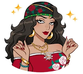 😏 emoji Сабина без текста @stickers_vk Telegram sticker 20 of 49