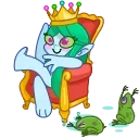👑 emoji Water Lily Telegram sticker 17 of 21
