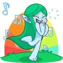 💃 emoji Water Lily Telegram sticker 16 of 21