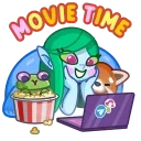 🍿 emoji Water Lily Telegram sticker 18 of 21