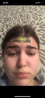 🥵 emoji Ніка Стон 🅱️ Telegram sticker 16 of 21