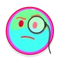 🧐 emoji Rainbow emoji Telegram sticker 19 of 25