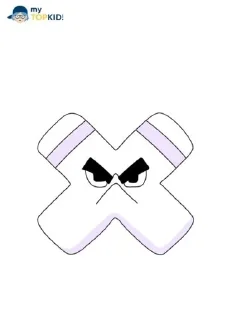 ⬜️ emoji Алфавит лор Telegram sticker 24 of 26