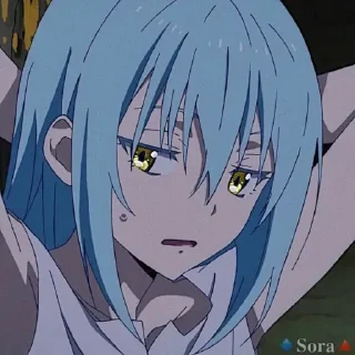 🙁 emoji @anime_stickerr О моём перерождении в слизь Telegram sticker 21 of 30