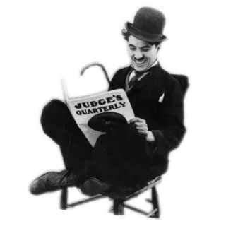 🎬 emoji Charlie Chaplin Telegram sticker 15 of 101
