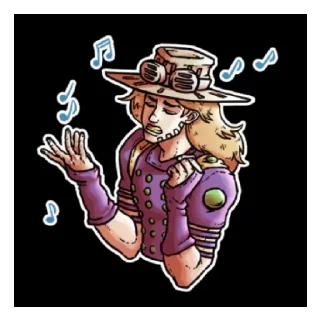 Sticker from JJBA