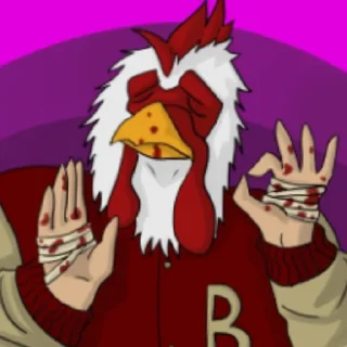 😄 emoji HOTLINE MIAMI Telegram sticker 5 of 20