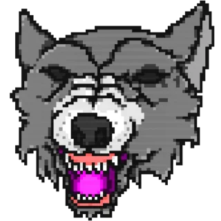 Sticker from Hotline Miami