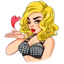 Sticker from Lady Gaga